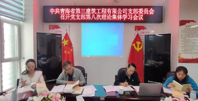 三建公司黨支部召開第八次理論集體學習會 ----集團黨委委員、紀委書記講主題教育專題黨課